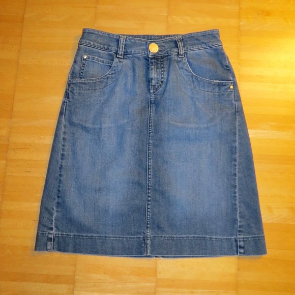 MAVI denim utility midi skirt NWOT small 4 - Picture 1 of 7